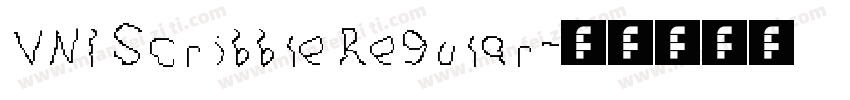 VNI Scribble Regular字体转换